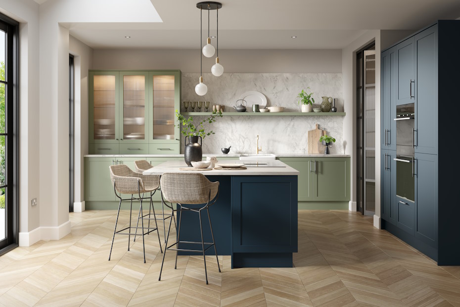 Appleton Reed Green and Indigo