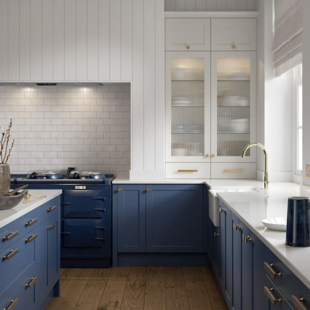 Hawkshaw Tyrolean Blue Grey Mist