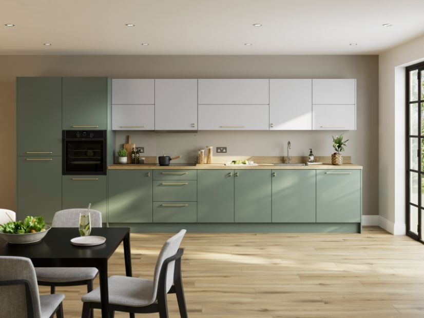 Metro Grey Mist & Reed Green