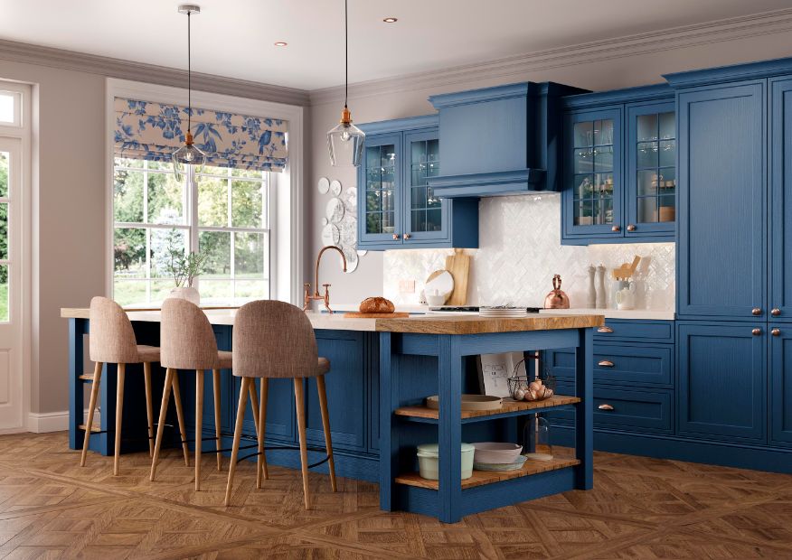 Wakeley Parisian Blue Kitchen