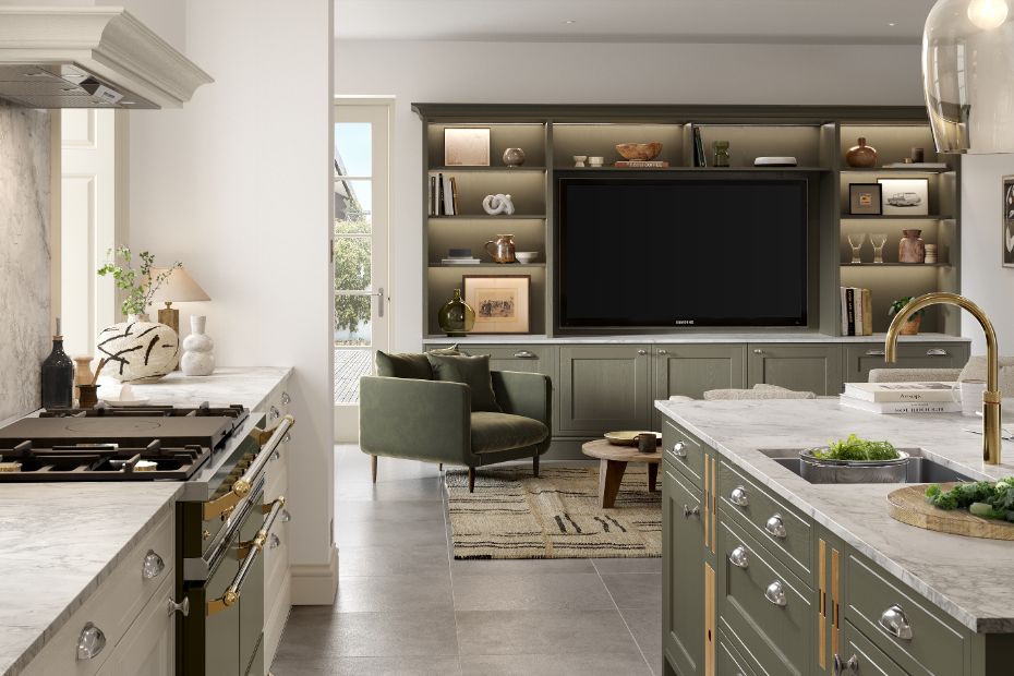 Wakeley Taupe Grey & Willow Kitchen Side
