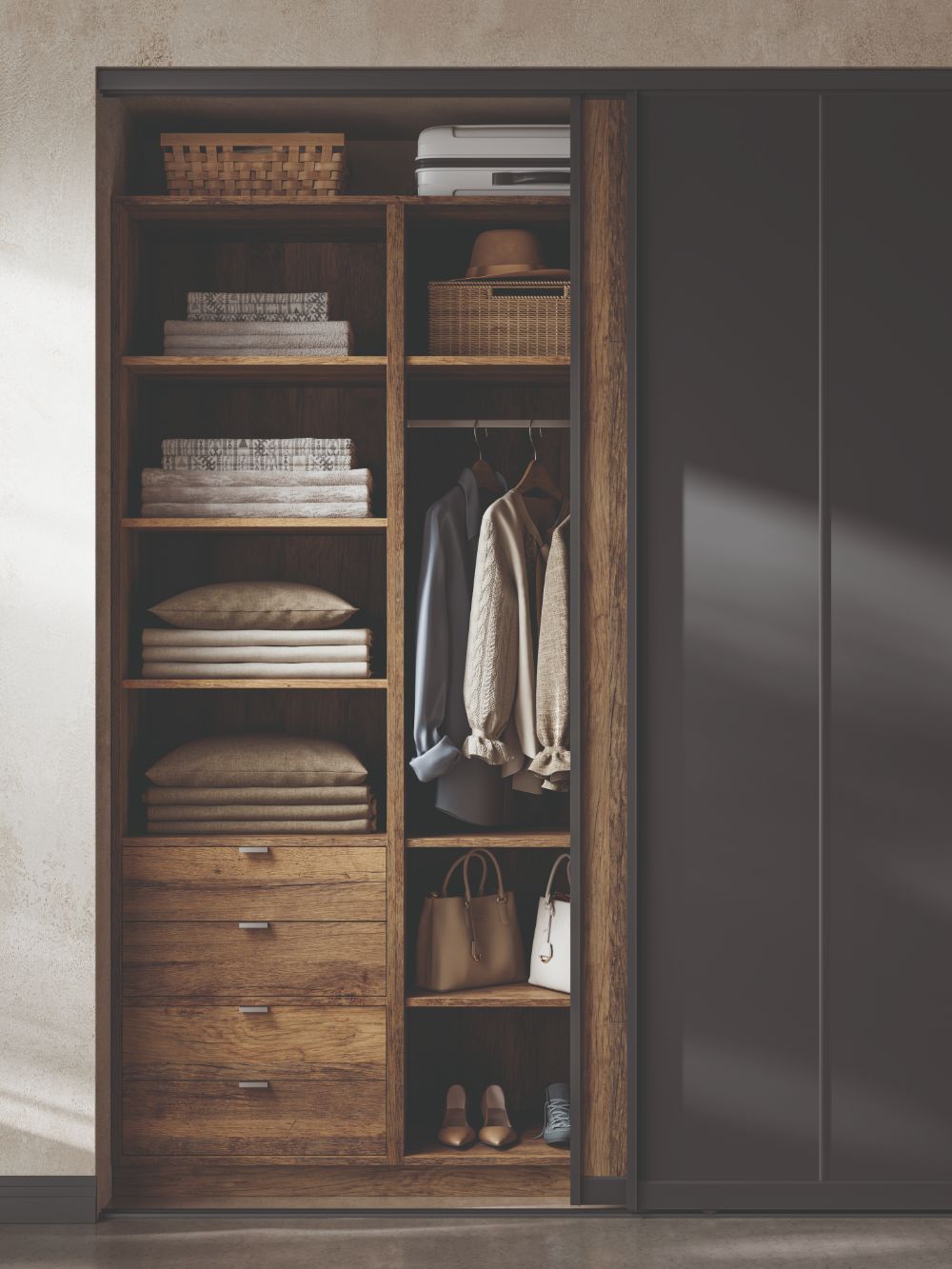 Vintage Santa Fe Oak/Onyx Grey