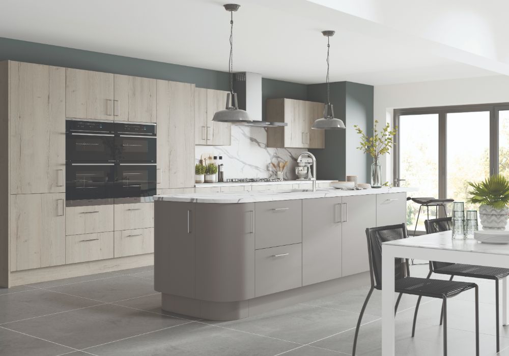 Alto Super Matt Cashmere & White Halifax Oak